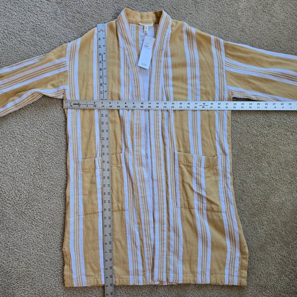 NWT Eileen Fisher Organic Cotton Kimono Robe Coverup Cardigan XXS - Picture 6 of 10